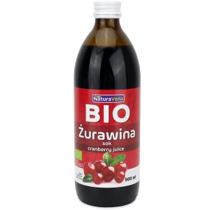 45182SOK Z ŻURAWINY 100 % BIO 500 ml - NATURAVENA-1