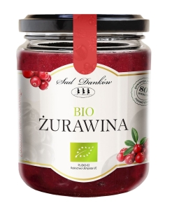 45194ŻURAWINA Z CUKREM TRZCINOWYM BIO 260 g - SAD DANKÓW-1