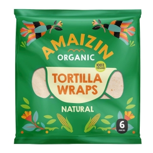 881TORTILLA WRAPS BIO (6 szt.) 240 g - AMAIZIN-1
