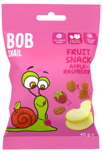 45261ŻELKI JABŁKO - MALINA BEZ DODATKU CUKRÓW BEZGLUTENOWA 40 g - BOB SNAIL-1