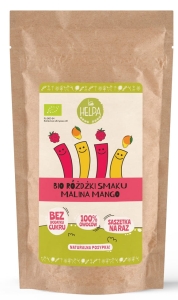 45289RÓŻDŻKI SMAKU MIX MALINA - MANGO (LIOFILIZOWANE OWOCE) BIO (10 x 2 g) 20 g - HELPA-1