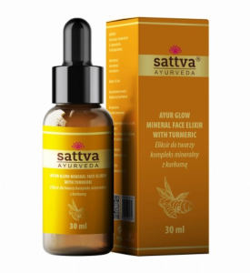 45358SERUM ELIKSIR DO TWARZY KOMPLEKS MINERALNY Z KURKUMĄ 30 ml - SATTVA (AYURVEDA)-1