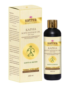 45360OLEJ DO MASAŻU ROZGRZEWAJĄCY I ENERGIZUJĄCY Z TULSI 200 ml - SATTVA (AYURVEDA)-1