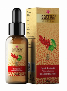 45365OLEJ DO CIAŁA I WŁOSÓW Z DZIKIEJ RÓŻY ECO 50 ml - SATTVA (AYURVEDA)-1