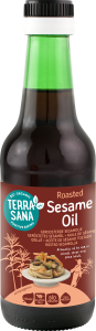 45373OLEJ SEZAMOWY (Z PRAŻONYCH NASION) BEZGLUTENOWY BIO 250 ml - TERRASANA-1