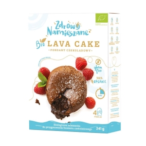 45387MIESZANKA NA CIASTO FONDANT CZEKOLADOWY (LAVA CAKE) BEZGLUTENOWA BIO 241 g - ZDROWO NAMIESZANE-1