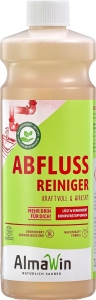 45397PŁYN DO UDRAŻNIANIA RUR KANALIZACYJNYCH, SYFONÓW I ODPŁYWÓW ECO 1 L - ALMAWIN-1
