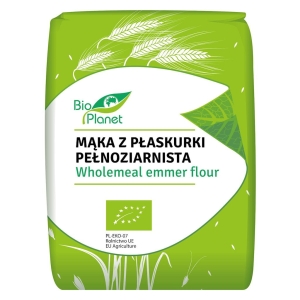 45436MĄKA Z PŁASKURKI PEŁNOZIARNISTA BIO 1 kg - BIO PLANET-1