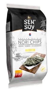 45577CHIPSY NORI KLASYCZNE BEZGLUTENOWE 4,5 g - SEN SOY-1