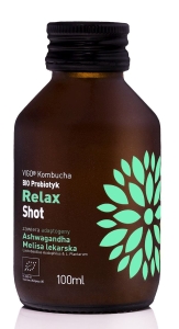 45614SHOT KOMBUCHA PROBIOTYK RELAX BEZGLUTENOWY BIO 100 ml - VIGO-1