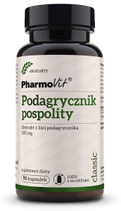 45842PODAGRYCZNIK POSPOLITY EKSTRAKT (450 mg) BEZGLUTENOWY 90 KAPSUŁEK - PHARMOVIT (CLASSIC)-1