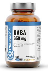 45844GABA (650 mg) BEZGLUTENOWA 60 KAPSUŁEK - PHARMOVIT (CLEAN LABEL)-1
