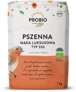 45850MĄKA PSZENNA LUKSUSOWA TYP 550 BIO 1 kg - PROBIO-1