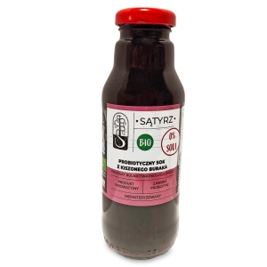 45872PROBIOTYCZNY SOK Z KISZONEGO BURAKA BEZ SOLI BIO 300 ml - SĄTYRZ-1