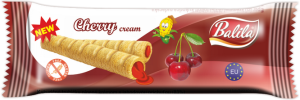 45932RURKI KUKURYDZIANE Z KREMEM O SMAKU WIŚNIOWYM BEZGLUTENOWE 18 g - BALILA-1