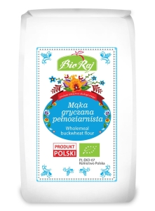 45953MĄKA GRYCZANA PEŁNOZIARNISTA BIO (POLSKA) 600 g - BIO RAJ-1