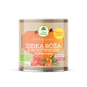 45963DZIKA RÓŻA Z ROKITNIKIEM LIOFILIZOWANA SPROSZKOWANA BIO 70 g - DARY NATURY-1