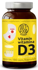 45968WITAMINA D3 (100 µg) 180 KAPSUŁEK - DIET-FOOD-1