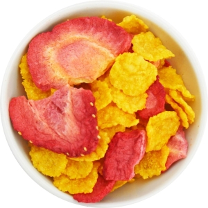 46002PŁATKI KUKURYDZIANE Z TRUSKAWKAMI BEZ DODATKU CUKRÓW BIO (SUROWIEC) (8 kg)-1