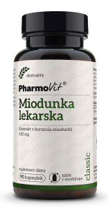 46134MIODUNKA LEKARSKA EKSTRAKT (450 mg) BEZGLUTENOWY 90 KAPSUŁEK - PHARMOVIT (CLASSIC)-2