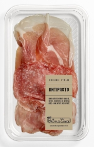 46137ANTIPASTI TRIO: SALAMI MILANO, POLĘDWICA LONZINO, SZYNKA PROSCIUTTO CRUDO BIO BEZGLUTENOWE BIO 90 g - PRIMAVERA-1