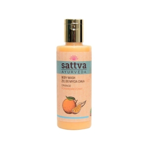 46138ŻEL DO MYCIA CIAŁA POMARAŃCZOWY 210 ml - SATTVA (AYURVEDA)-1