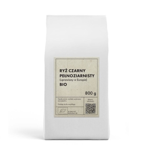 46150RYŻ CZARNY PEŁNOZIARNISTY (UPRAWIANY W EUROPIE) BIO 800 g - THE PLANET-1