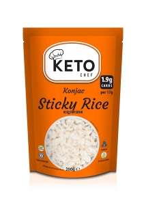 46289RYŻ KLEISTY (KONJAC) DO SUSHI BEZGLUTENOWY 200 g - KETO CHEF (BETTER THAN FOODS)-1