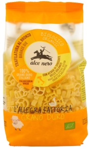 46338MAKARON (SEMOLINOWY) DLA DZIECI FARMA BIO 250 g - ALCE NERO-1