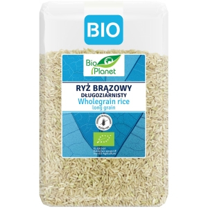 46361RYŻ BRĄZOWY DŁUGOZIARNISTY BEZGLUTENOWY BIO 2 kg - BIO PLANET-1