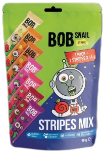 46363ZESTAW PRZEKĄSEK OWOCOWYCH BEZ DODATKU CUKRÓW BEZGLUTENOWY 98 g - BOB SNAIL-1