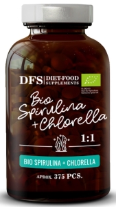 46393CHLORELLA + SPIRULINA BIO 375 TABLETEK - DIET-FOOD-1