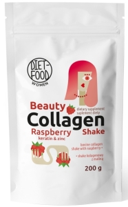46398SHAKE KOLAGENOWY Z KERATYNĄ, CYNKIEM I MALINĄ 200 g - DIET-FOOD (WOMEN)-1