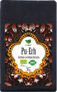 46403HERBATA CZERWONA LIŚCIASTA PU ERH BIO 70 g - ECOBLIK-1