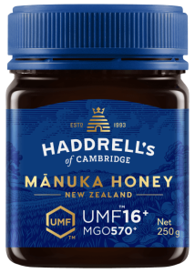 46432MIÓD MANUKA MGO 570+ 250 g - HADDRELL'S OF CAMBRIDGE-1