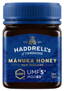 46433MIÓD MANUKA MGO 83+ 250 g - HADDRELL'S OF CAMBRIDGE-1