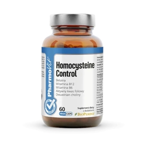 46483KAPSUŁKI NA METABOLIZM HOMOCYSTEINY (HOMOCYSTEINE CONTROL) BEZGLUTENOWE 60 szt. - PHARMOVIT (CLEAN LABEL)-1