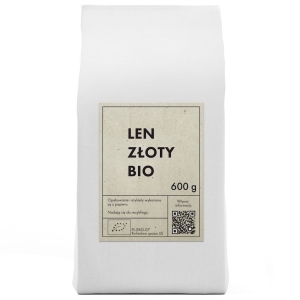 46501LEN ZŁOTY (SIEMIĘ LNIANE) BIO 600 g - THE PLANET-1