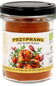 46525PRZYPRAWA DO KURCZAKA BEZGLUTENOWA BIO 80 g - PIĘĆ PRZEMIAN-1