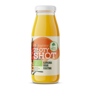 46529SHOT ZŁOTY NA ODPORNOŚĆ KURKUMA - IMBIR - ROKITNIK BIO 250 ml - DARY NATURY-1