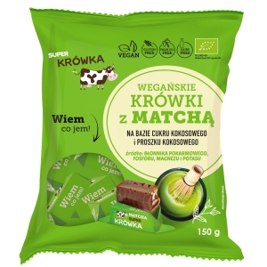 46531KRÓWKI Z MATCHĄ BEZMLECZNE BEZGLUTENOWE BIO 150 g - ME GUSTO (SUPER KRÓWKA)-1