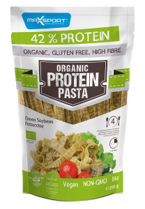 47679MAKARON PROTEINOWY (Z SOI ZIELONEJ) FETTUCCINE BEZGLUTENOWY BIO 200 g - MAXSPORT-1