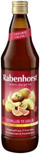 47680SOK WIELOOWOCOWY (ŻÓŁTY) MULTIWITAMINA 11 PLUS 11 NFC 750 ml - RABENHORST-1