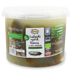 47704OGÓRKI KISZONE SĄTYSKIE BIO 3,4 kg (1,7 kg) (WIADERKO) - SĄTYRZ-1