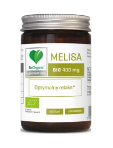 47729MELISA EKSTRAKT BIO (400 mg) 100 TABLETEK - BE ORGANIC-1