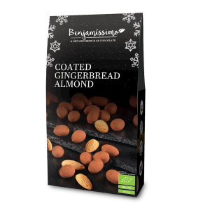 47733MIGDAŁY W CZEKOLADZIE PIERNIKOWEJ Z POSYPKĄ BEZGLUTENOWE BIO 60 g - BENJAMISSIMO (PRODUKT SEZONOWY)-1