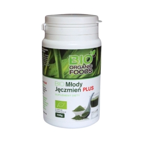 47752SOK Z MŁODEGO JĘCZMIENIA PLUS SPROSZKOWANY BIO 150 g - BIO ORGANIC FOODS-1