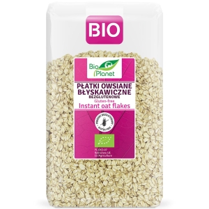 47763PŁATKI OWSIANE BŁYSKAWICZNE BEZGLUTENOWE BIO 600 g - BIO PLANET-1
