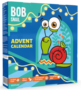 47790KALENDARZ ADWENTOWY - PRZEKĄSKI I GALARETKI OWOCOWE Z ZABAWKAMI BEZ DODATKU CUKRÓW BEZGLUTENOWE 97 g - BOB SNAIL (PRODUKT SEZONOWY)-1
