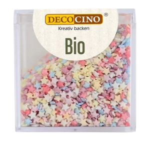 47829POSYPKA CUKROWA KOLOROWE GWIAZDKI BIO 50 g - DECOCINO  (PRODUKT SEZONOWY)-1